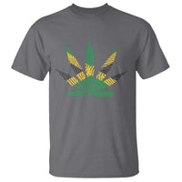 Jamaica Flag Cannabis T Shirt Funny Stoner Weed Lovers Marijuana 420 - Wonder Print Shop