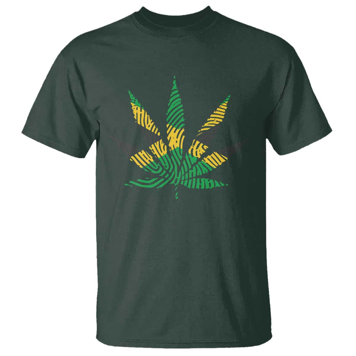 Jamaica Flag Cannabis T Shirt Funny Stoner Weed Lovers Marijuana 420 - Wonder Print Shop