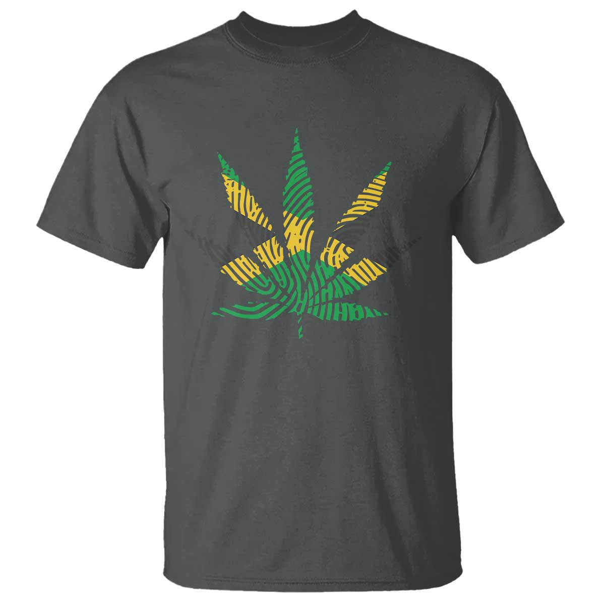 Jamaica Flag Cannabis T Shirt Funny Stoner Weed Lovers Marijuana 420 - Wonder Print Shop