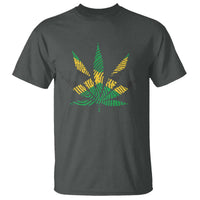 Jamaica Flag Cannabis T Shirt Funny Stoner Weed Lovers Marijuana 420 - Wonder Print Shop