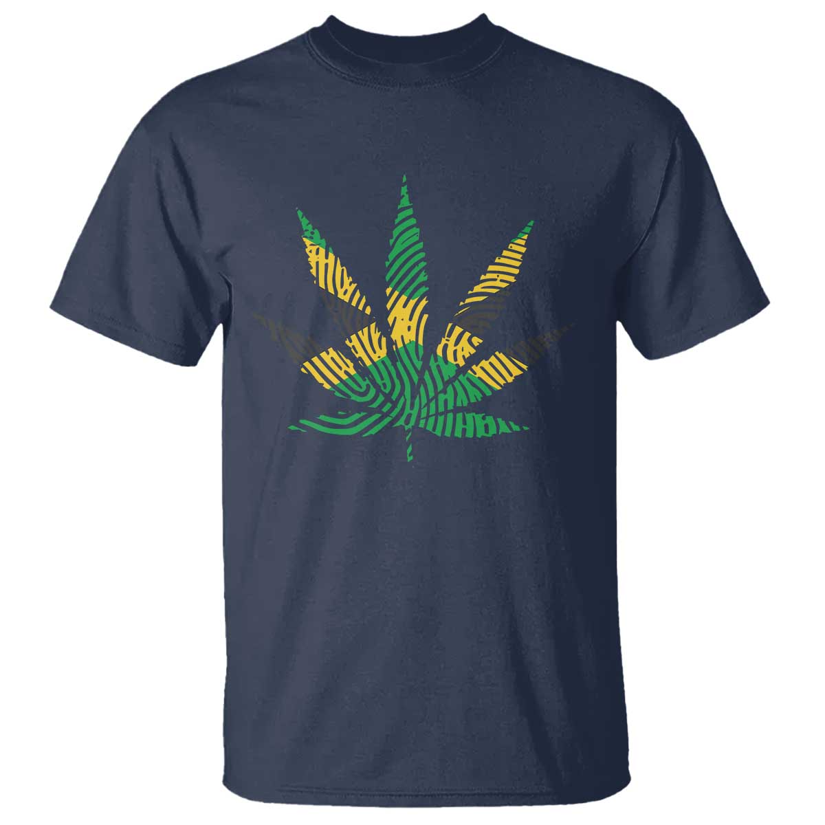 Jamaica Flag Cannabis T Shirt Funny Stoner Weed Lovers Marijuana 420 - Wonder Print Shop