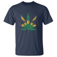 Jamaica Flag Cannabis T Shirt Funny Stoner Weed Lovers Marijuana 420 - Wonder Print Shop