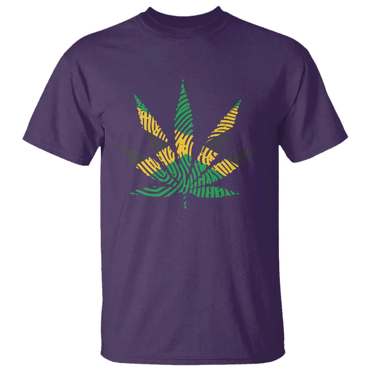 Jamaica Flag Cannabis T Shirt Funny Stoner Weed Lovers Marijuana 420 - Wonder Print Shop