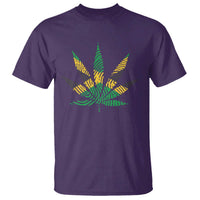 Jamaica Flag Cannabis T Shirt Funny Stoner Weed Lovers Marijuana 420 - Wonder Print Shop