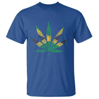 Jamaica Flag Cannabis T Shirt Funny Stoner Weed Lovers Marijuana 420 - Wonder Print Shop