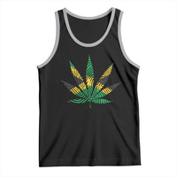 Jamaica Flag Cannabis Tank Top Funny Stoner Weed Lovers Marijuana 420 - Wonder Print Shop