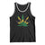 Jamaica Flag Cannabis Tank Top Funny Stoner Weed Lovers Marijuana 420 - Wonder Print Shop