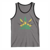 Jamaica Flag Cannabis Tank Top Funny Stoner Weed Lovers Marijuana 420 - Wonder Print Shop