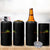 Reggae Weed 4 in 1 Can Cooler Tumbler Rasta Marijuana Leaf Heartbeat Weed Lovers 420 - Wonder Print Shop