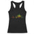 Reggae Weed Racerback Tank Top Rasta Marijuana Leaf Heartbeat Weed Lovers 420 - Wonder Print Shop