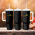 Reggae Weed Tumbler With Handle Rasta Marijuana Leaf Heartbeat Weed Lovers 420 - Wonder Print Shop