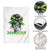 Proud Jamaican Girl Garden Flag Jamaica Messy Bun Retro Vintage Jamaican Flag - Wonder Print Shop