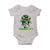 Proud Jamaican Girl Baby Onesie Jamaica Messy Bun Retro Vintage Jamaican Flag - Wonder Print Shop
