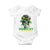Proud Jamaican Girl Baby Onesie Jamaica Messy Bun Retro Vintage Jamaican Flag - Wonder Print Shop