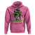 Proud Jamaican Girl Hoodie Jamaica Messy Bun Retro Vintage Jamaican Flag - Wonder Print Shop