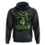 Proud Jamaican Girl Hoodie Jamaica Messy Bun Retro Vintage Jamaican Flag - Wonder Print Shop