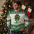 Proud Jamaican Girl Ugly Christmas Sweater Jamaica Messy Bun Retro Vintage Jamaican Flag - Wonder Print Shop