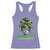 Proud Jamaican Girl Racerback Tank Top Jamaica Messy Bun Retro Vintage Jamaican Flag - Wonder Print Shop