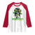 Proud Jamaican Girl Raglan Shirt Jamaica Messy Bun Retro Vintage Jamaican Flag - Wonder Print Shop