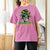 Proud Jamaican Girl T Shirt For Women Jamaica Messy Bun Retro Vintage Jamaican Flag - Wonder Print Shop