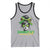 Proud Jamaican Girl Tank Top Jamaica Messy Bun Retro Vintage Jamaican Flag - Wonder Print Shop