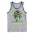 Proud Jamaican Girl Tank Top Jamaica Messy Bun Retro Vintage Jamaican Flag - Wonder Print Shop
