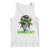Proud Jamaican Girl Tank Top Jamaica Messy Bun Retro Vintage Jamaican Flag - Wonder Print Shop