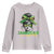 Proud Jamaican Girl Youth Sweatshirt Jamaica Messy Bun Retro Vintage Jamaican Flag - Wonder Print Shop