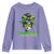 Proud Jamaican Girl Youth Sweatshirt Jamaica Messy Bun Retro Vintage Jamaican Flag - Wonder Print Shop