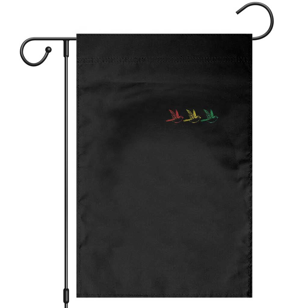 Little Birds Garden Flag Rastafari Rasta Reggae Music Jamaican Pride - Wonder Print Shop