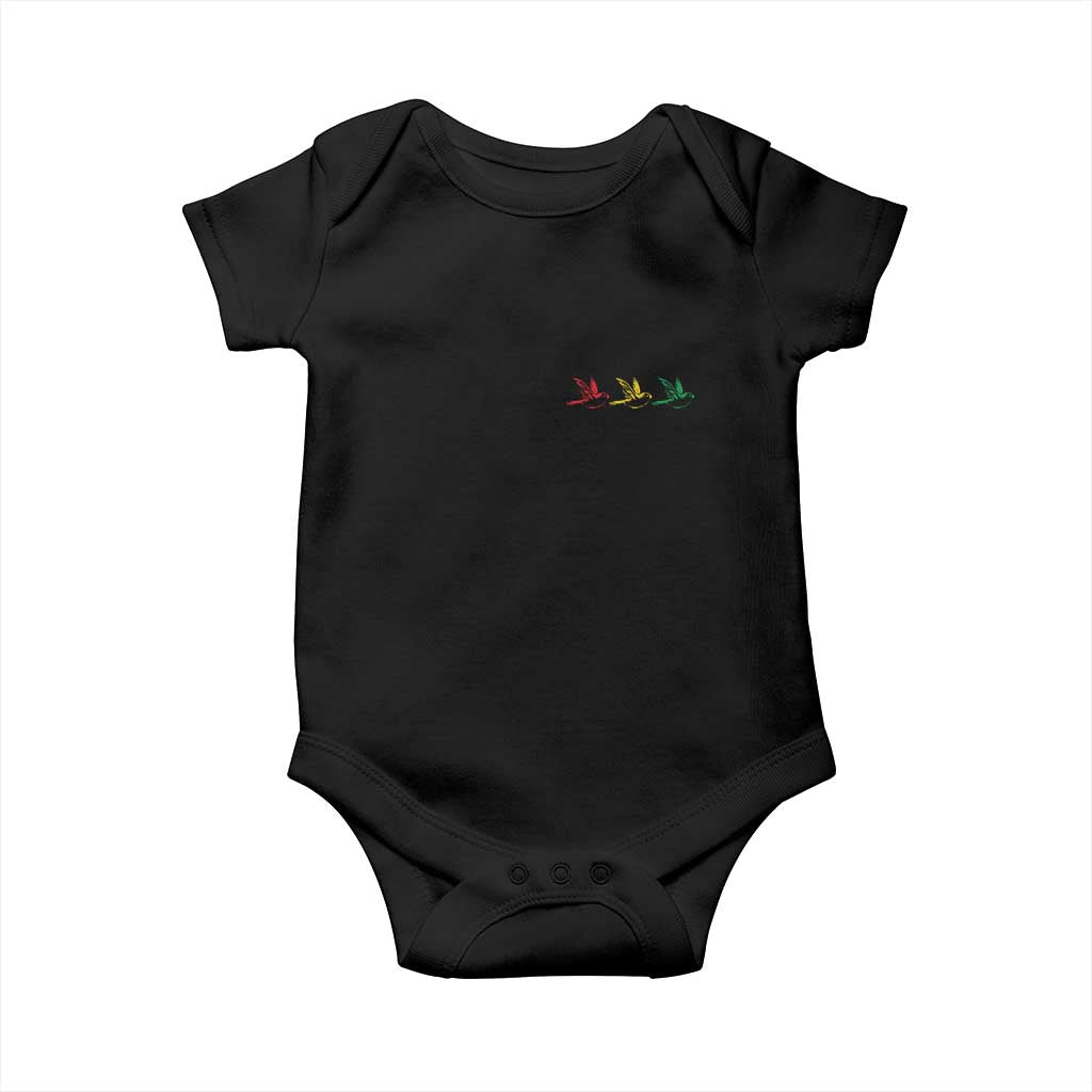 Little Birds Baby Onesie Rastafari Rasta Reggae Music Jamaican Pride - Wonder Print Shop