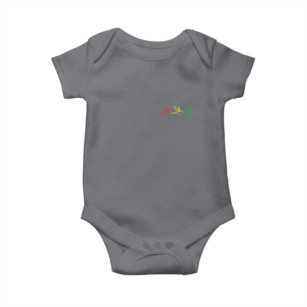 Little Birds Baby Onesie Rastafari Rasta Reggae Music Jamaican Pride - Wonder Print Shop