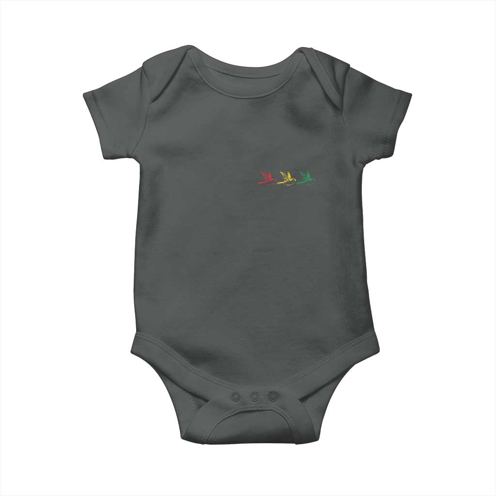 Little Birds Baby Onesie Rastafari Rasta Reggae Music Jamaican Pride - Wonder Print Shop