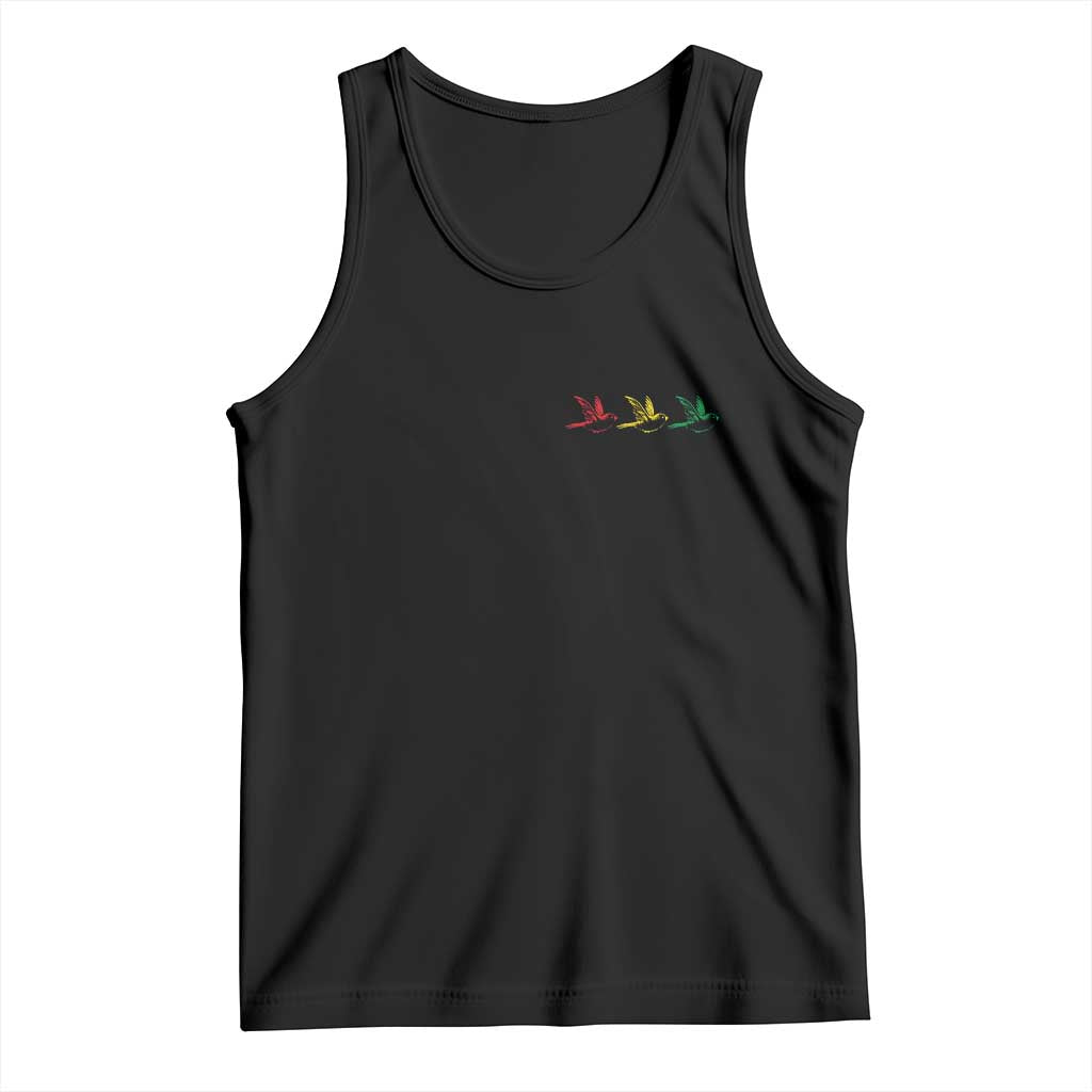 Little Birds Tank Top Rastafari Rasta Reggae Music Jamaican Pride - Wonder Print Shop