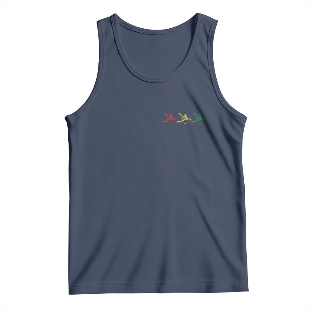 Little Birds Tank Top Rastafari Rasta Reggae Music Jamaican Pride - Wonder Print Shop