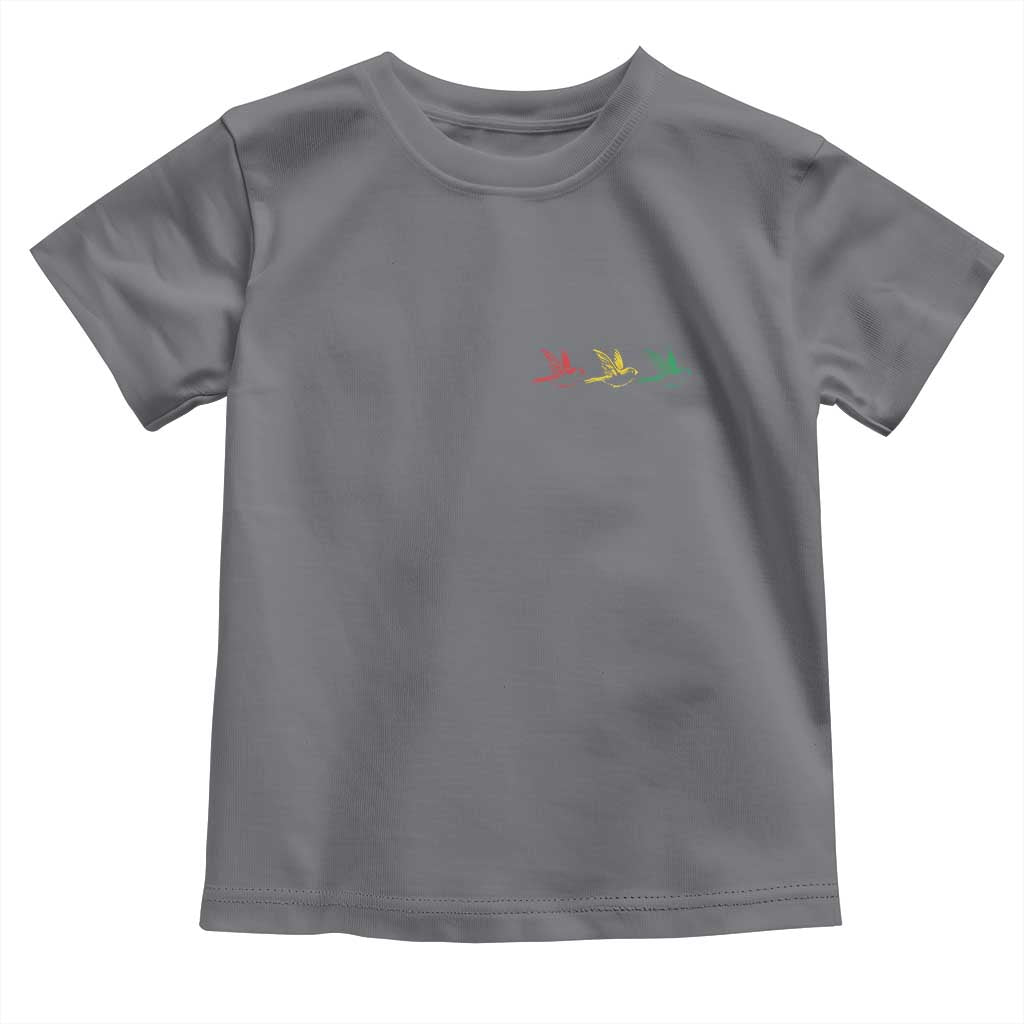 Little Birds Toddler T Shirt Rastafari Rasta Reggae Music Jamaican Pride - Wonder Print Shop