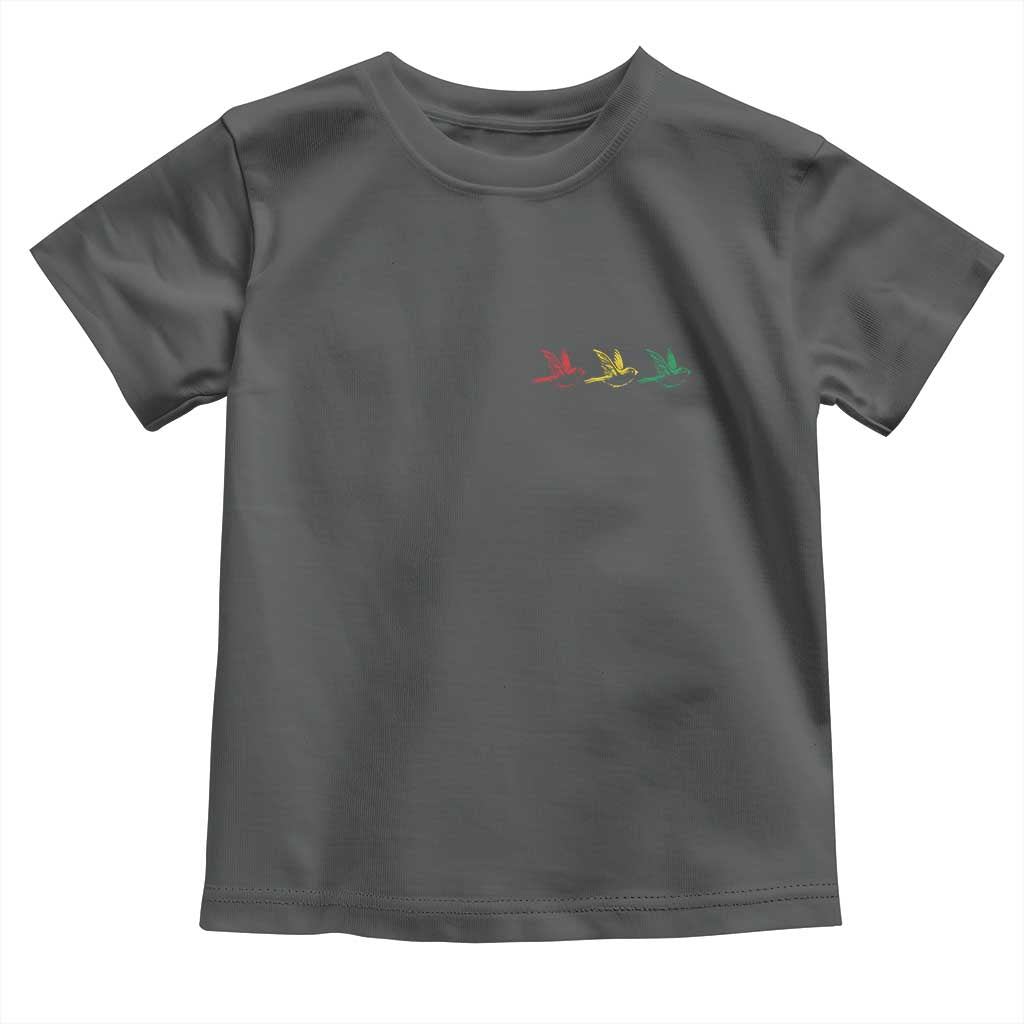 Little Birds Toddler T Shirt Rastafari Rasta Reggae Music Jamaican Pride - Wonder Print Shop