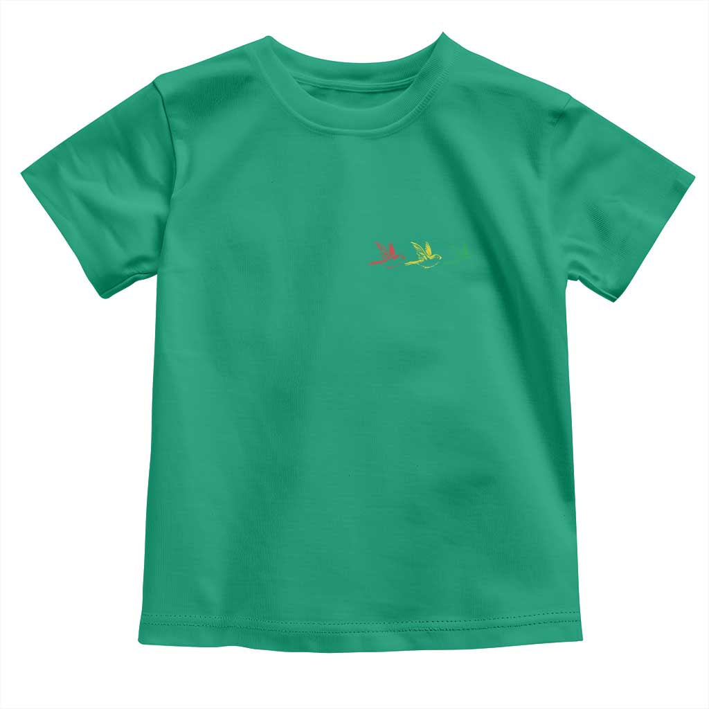 Little Birds Toddler T Shirt Rastafari Rasta Reggae Music Jamaican Pride - Wonder Print Shop