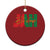 Rastafarian Jah Bless Christmas Ornament Retro Reggae Rastafari Jamaica Rasta - Wonder Print Shop