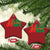 Rastafarian Jah Bless Christmas Ornament Retro Reggae Rastafari Jamaica Rasta - Wonder Print Shop