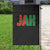 Rastafarian Jah Bless Garden Flag Retro Reggae Rastafari Jamaica Rasta - Wonder Print Shop