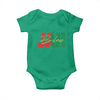 Rastafarian Jah Bless Baby Onesie Retro Reggae Rastafari Jamaica Rasta - Wonder Print Shop