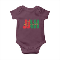 Rastafarian Jah Bless Baby Onesie Retro Reggae Rastafari Jamaica Rasta - Wonder Print Shop