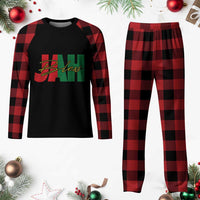 Rastafarian Jah Bless Plaid Pajama Set Retro Reggae Rastafari Jamaica Rasta - Wonder Print Shop
