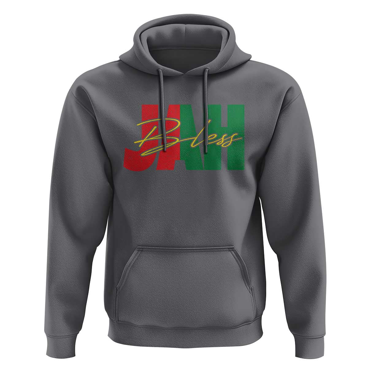 Rastafarian Jah Bless Hoodie Retro Reggae Rastafari Jamaica Rasta - Wonder Print Shop