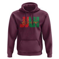 Rastafarian Jah Bless Hoodie Retro Reggae Rastafari Jamaica Rasta - Wonder Print Shop