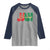 Rastafarian Jah Bless Raglan Shirt Retro Reggae Rastafari Jamaica Rasta - Wonder Print Shop