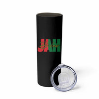 Rastafarian Jah Bless Skinny Tumbler Retro Reggae Rastafari Jamaica Rasta - Wonder Print Shop