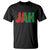Rastafarian Jah Bless T Shirt Retro Reggae Rastafari Jamaica Rasta - Wonder Print Shop