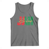 Rastafarian Jah Bless Tank Top Retro Reggae Rastafari Jamaica Rasta - Wonder Print Shop